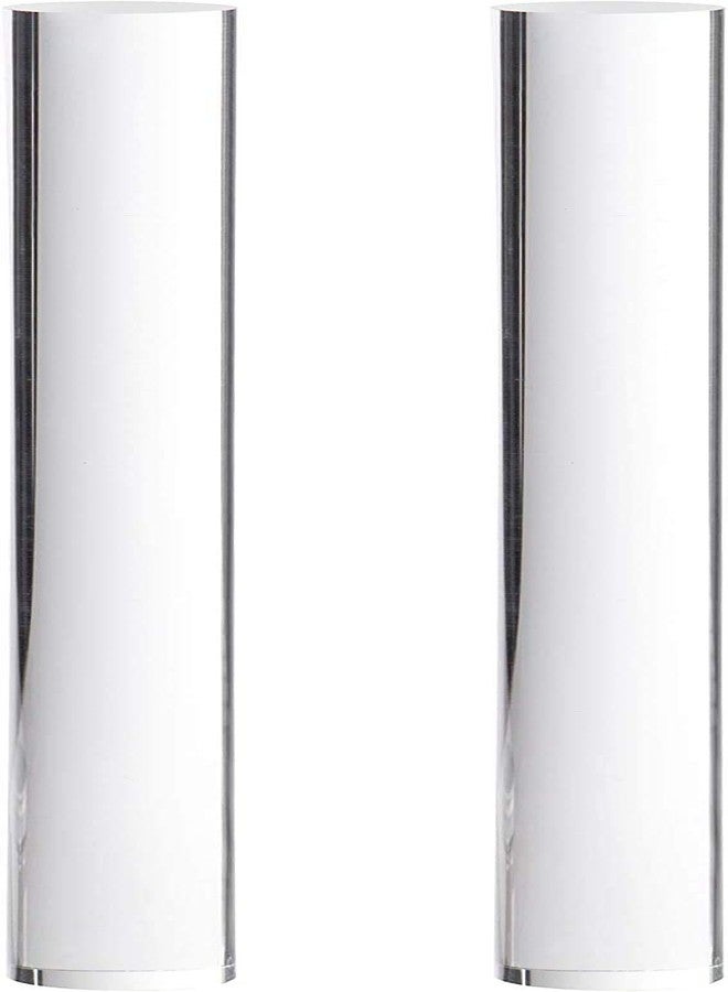 ikis 2 Pack Acrylic Clay Roller 8 Inches 2 cm Diameter for Polymer Clay Cake Fondant, Grey - Image 1